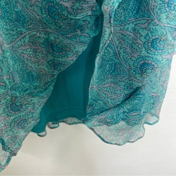 Label By Ritu Kumar Turquoise Sleeveless Dress Size 2 NWT - Picture 7 of 14
